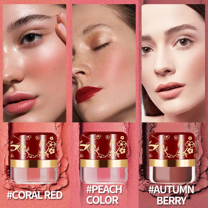 3pc Lazy Blush Makeup